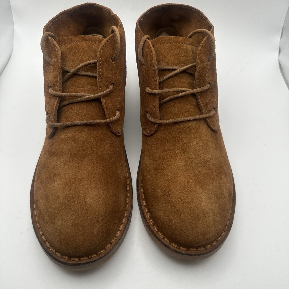 Sabah Alto Boot 38 W Brown Chukka Suede Leather Hand Made In Italy NWOB Size 7